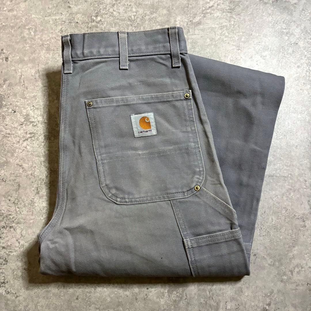 90s carharttカーハート 星タグ ダック地 ペインターパンツ USA製
