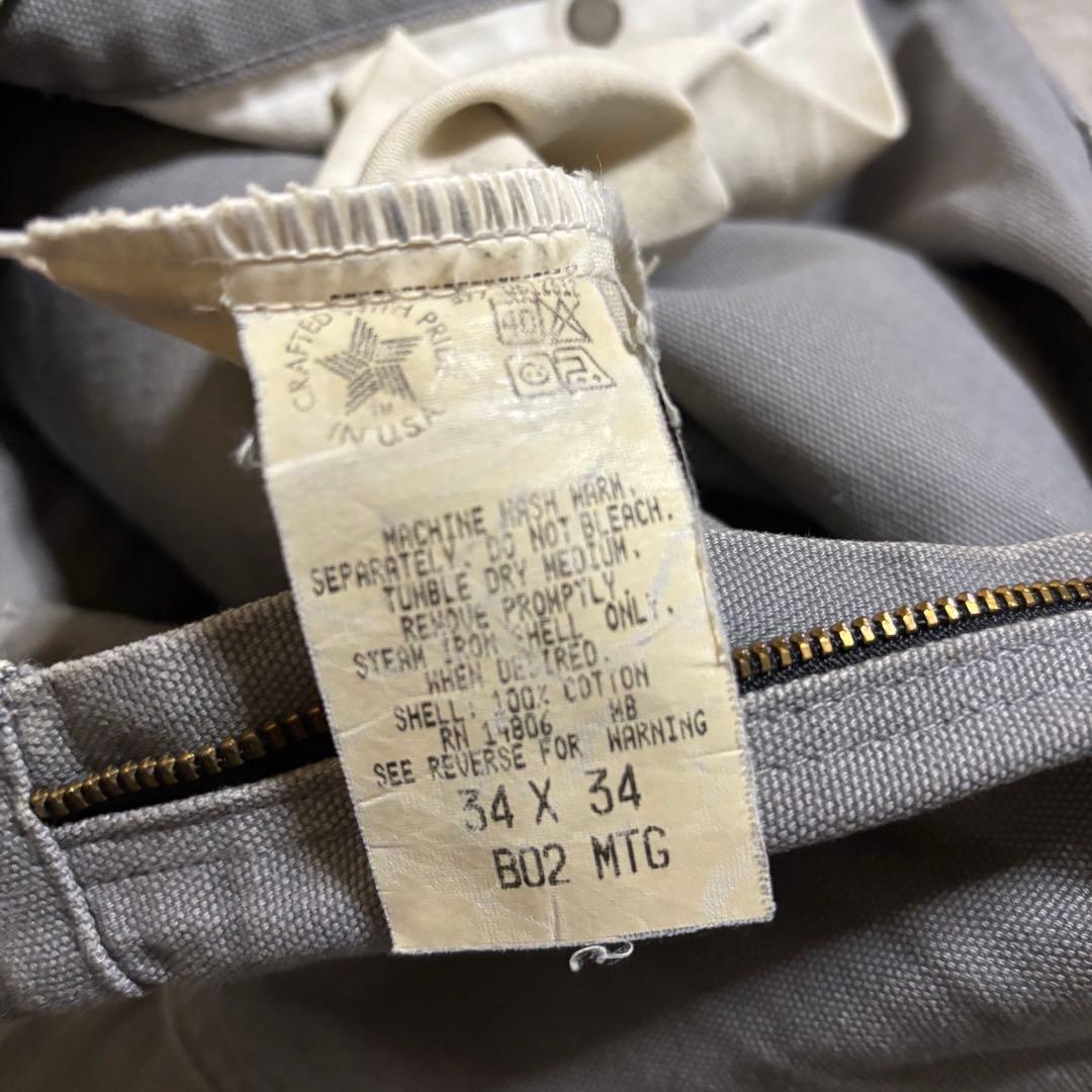 90s carharttカーハート 星タグ ダック地 ペインターパンツ USA製