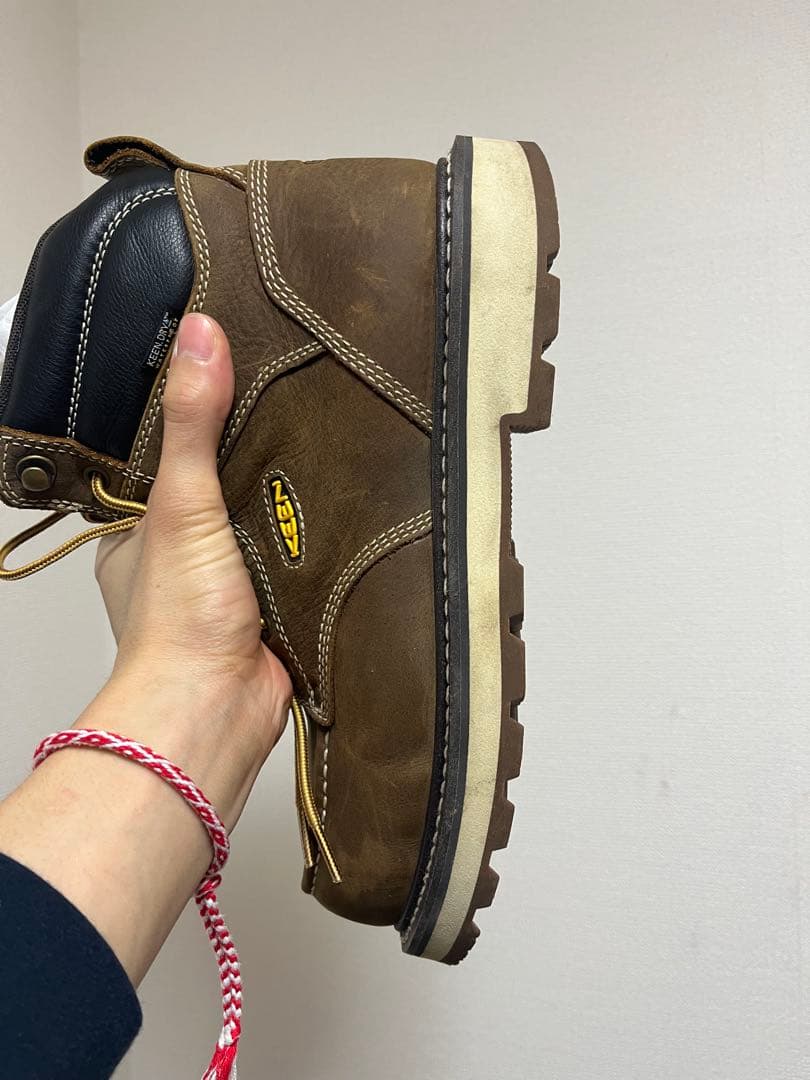 KEEN UTILITY ブラウン ワークブーツ、安全靴、キーン