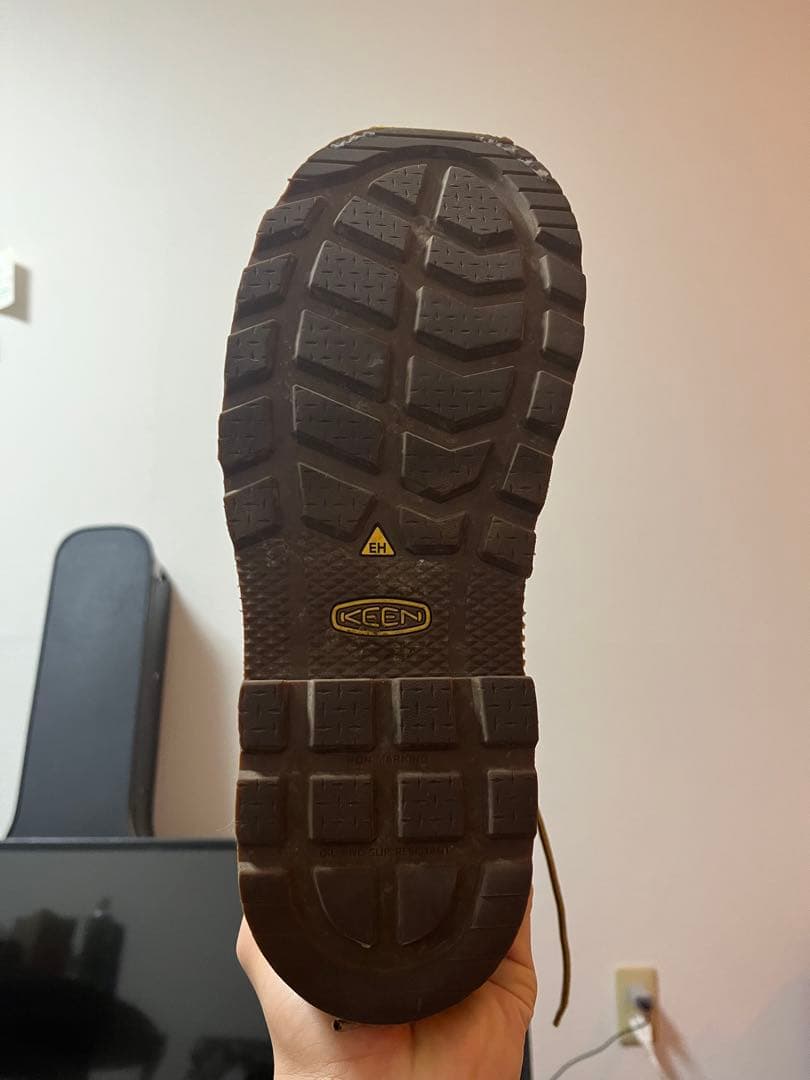 KEEN UTILITY ブラウン ワークブーツ、安全靴、キーン