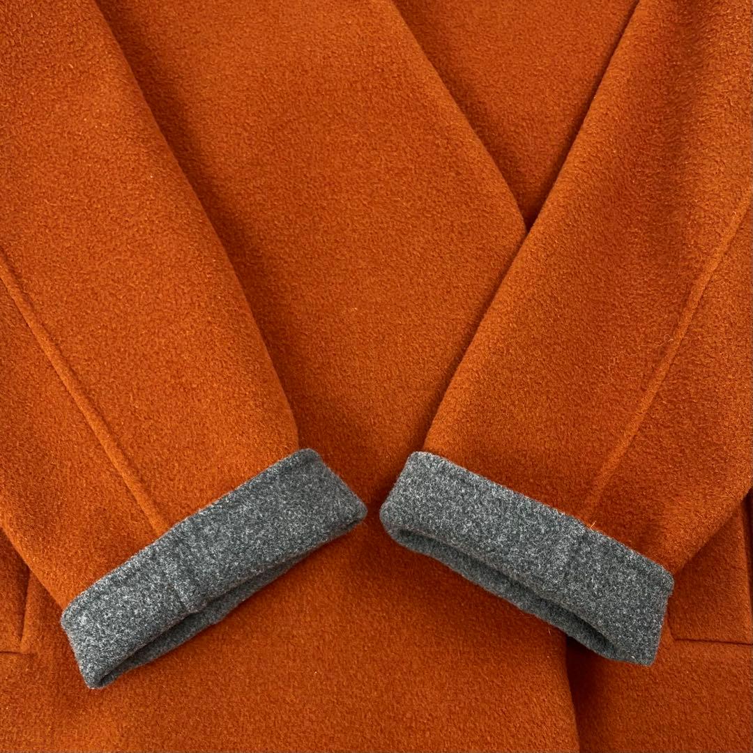 美品 エンフォルド ソフトリバーノーカラーボックスコート