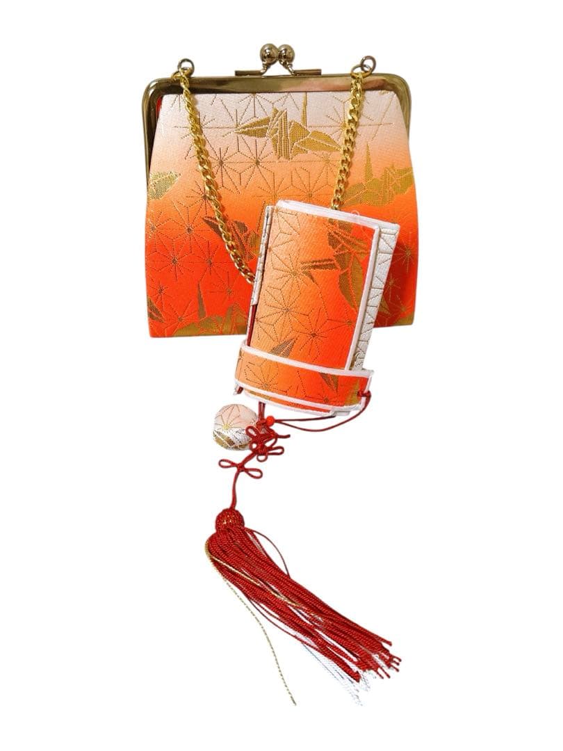 お買い得品♡七五三　7歳　女の子　フルセット　一式　朱色　黒