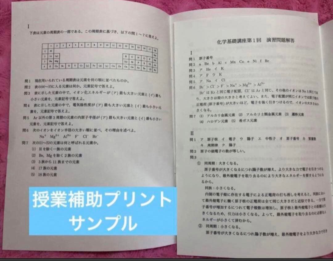 【フルセット】　鉄緑会　高1 化学基礎講座