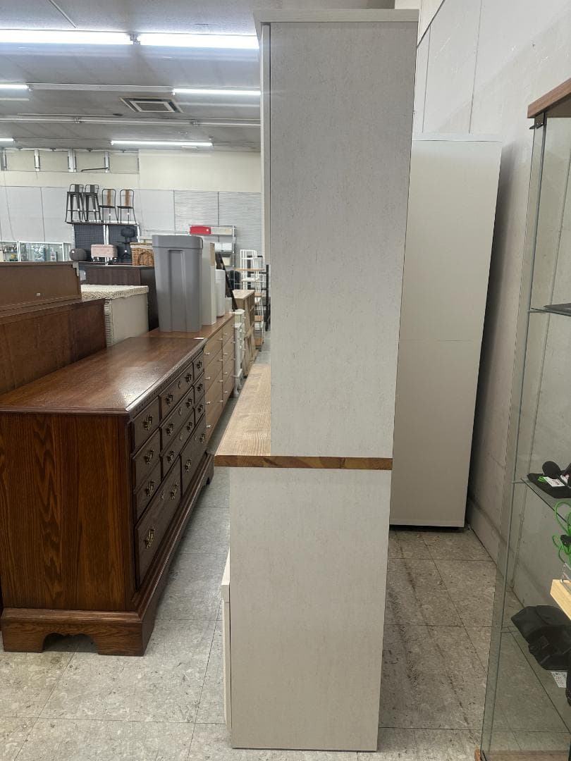 ユーアイ　B-COMPANY　食器棚　クリチコ　ホワイト