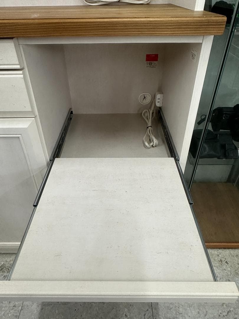 ユーアイ　B-COMPANY　食器棚　クリチコ　ホワイト