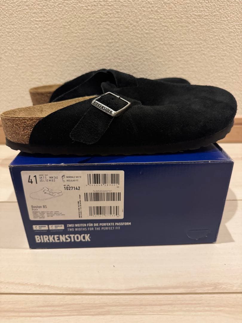ビルケンシュトック ボストン ブラック 41 レギュラー幅