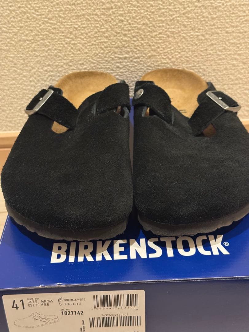 ビルケンシュトック ボストン ブラック 41 レギュラー幅