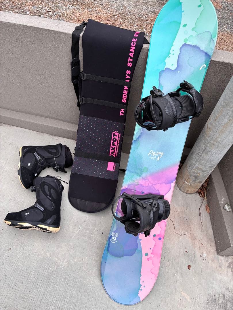 head レディーススノーボード　4点セット ブーツ24.5cm お得