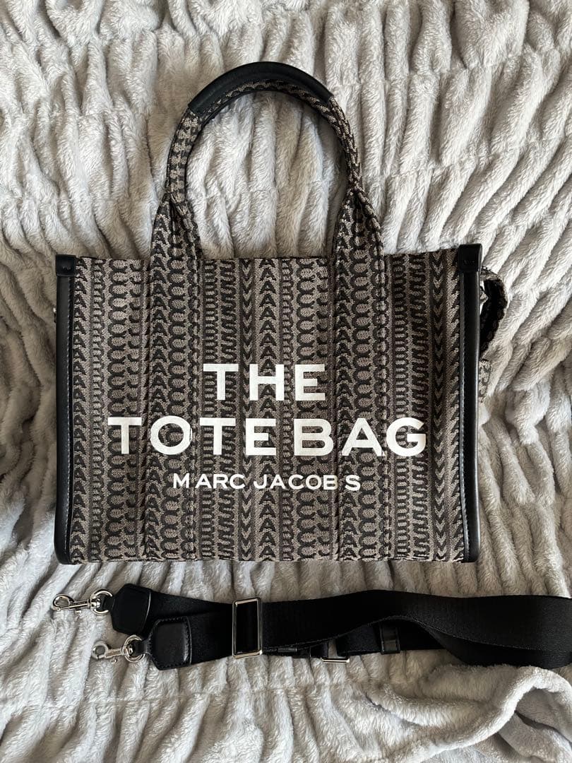 MARC JACOBS THE TOTE BAG グレー/ブラック