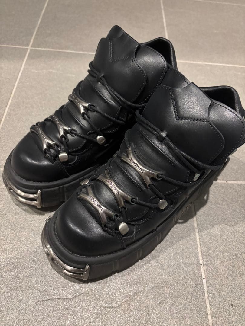 Amiligeアミリージュ 地雷系 サブカル 靴 ブラック 厚底スニーカー