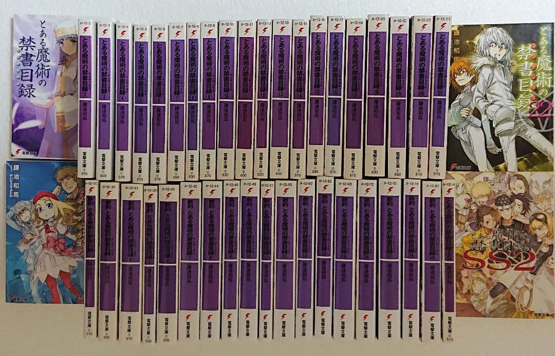 とある魔術の禁書目録22巻全巻 新約とある魔術の禁書目録19巻 SS2巻 43冊