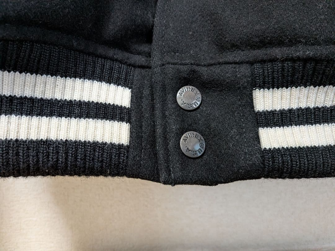 【豪華オマケ付】美品　AVIREX　スタジャン　Lサイズ　スカジャン　黒