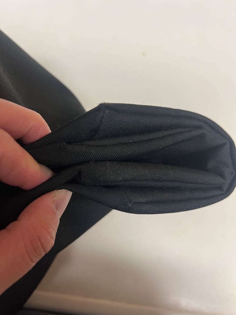 Herve Chapelier 舟型トートM 707C ノワール×ノワール