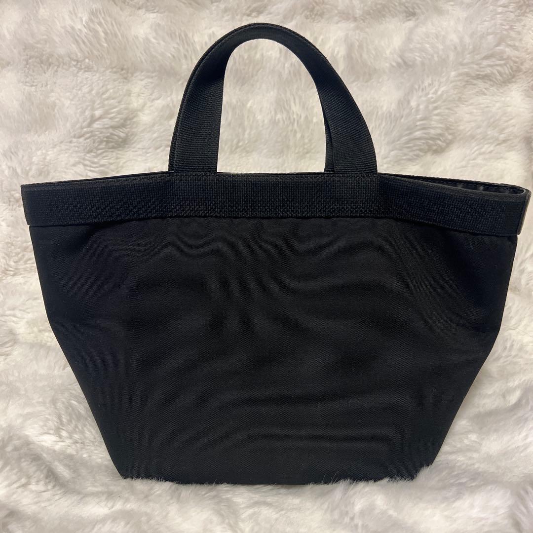 Herve Chapelier 舟型トートM 707C ノワール×ノワール