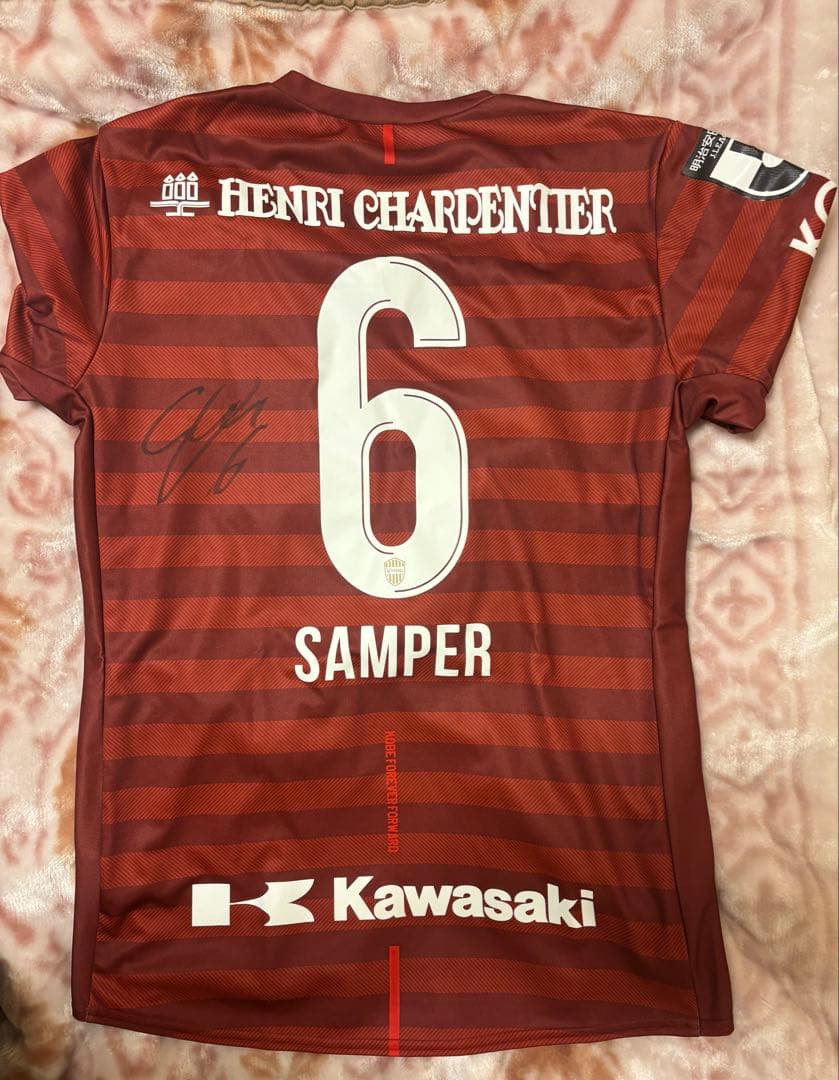 ヴィッセル神戸 セルジ サンペール サイン入ユニフォーム