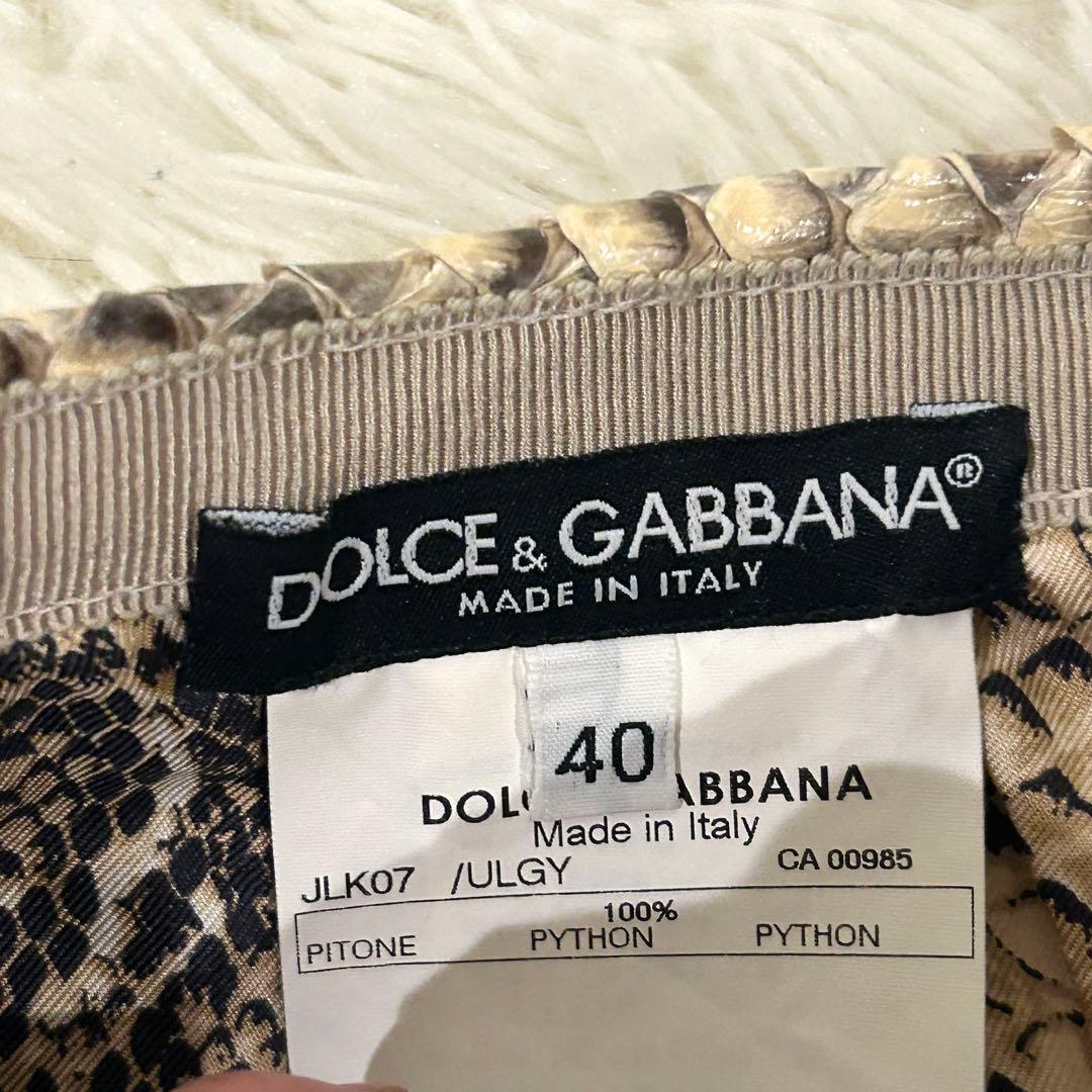 ドルチェ&ガッバーナー スカート パイソン