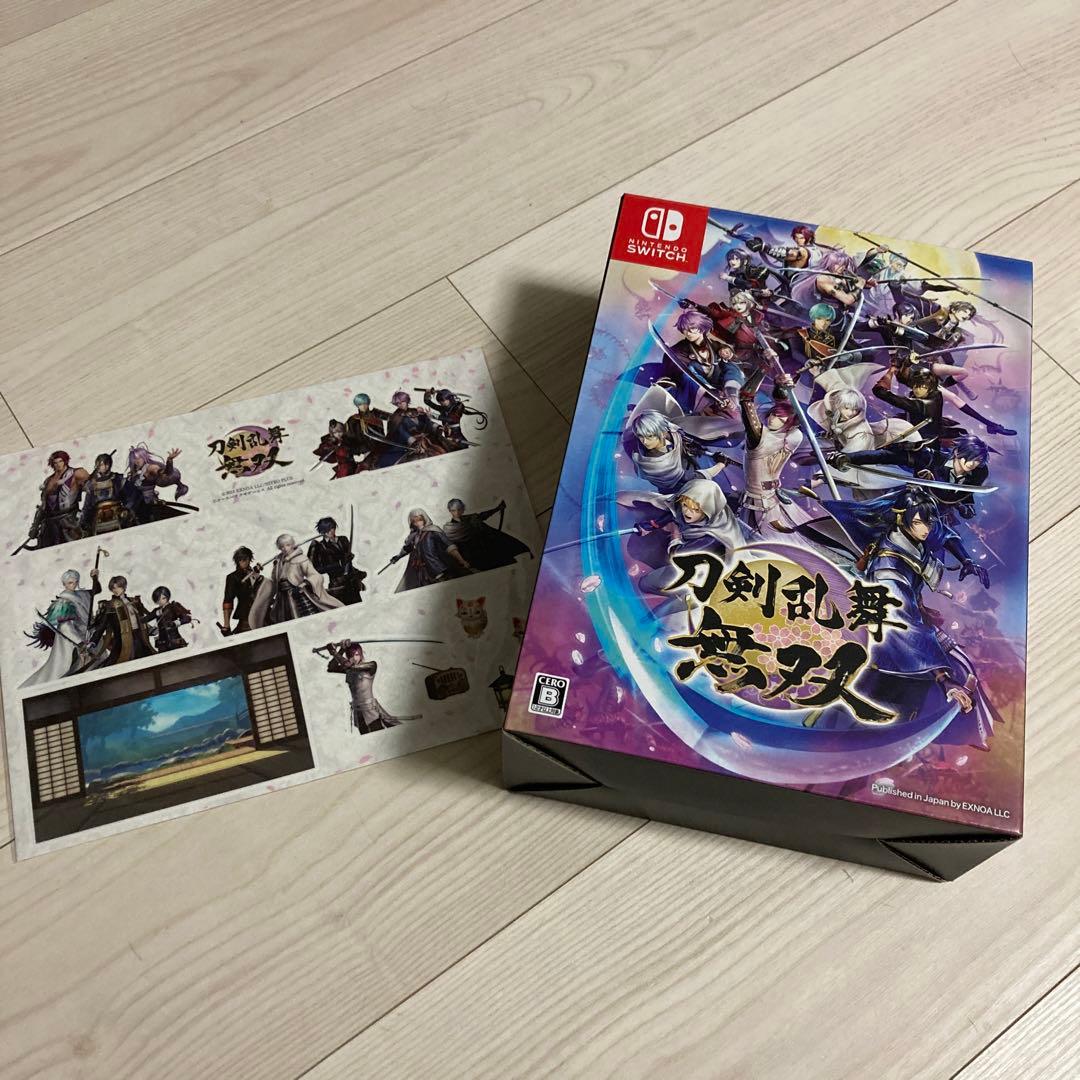【新品・未開封Switch】刀剣乱舞無双 限定版　オリジナルスキンシール付き