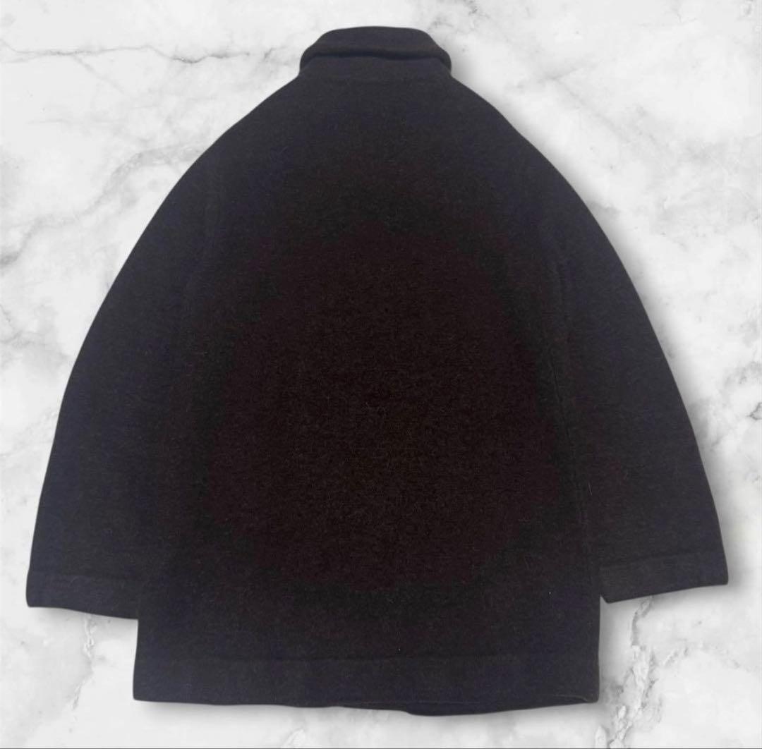 45R ダークブラウン ダブルブレストコート