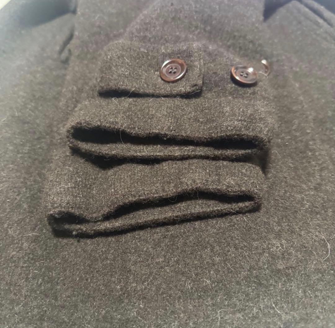 45R ダークブラウン ダブルブレストコート