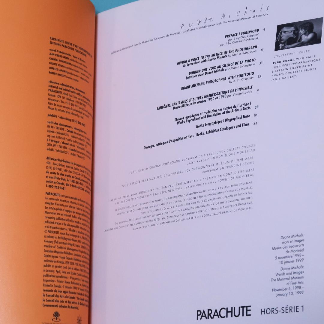 セール！　 希少 洋書『デュアン・マイケルズ 写真展』図録　モントリオール美術館