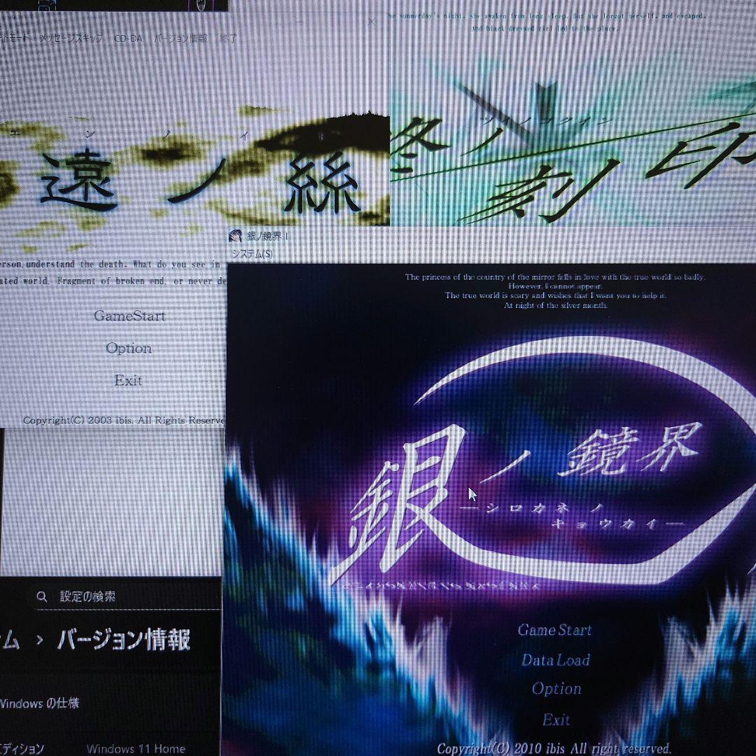 同人ゲーム・本・サントラセット/悠遠ノ絲/終ノ刻印/銀ノ鏡界/終ノ旋律 ibis