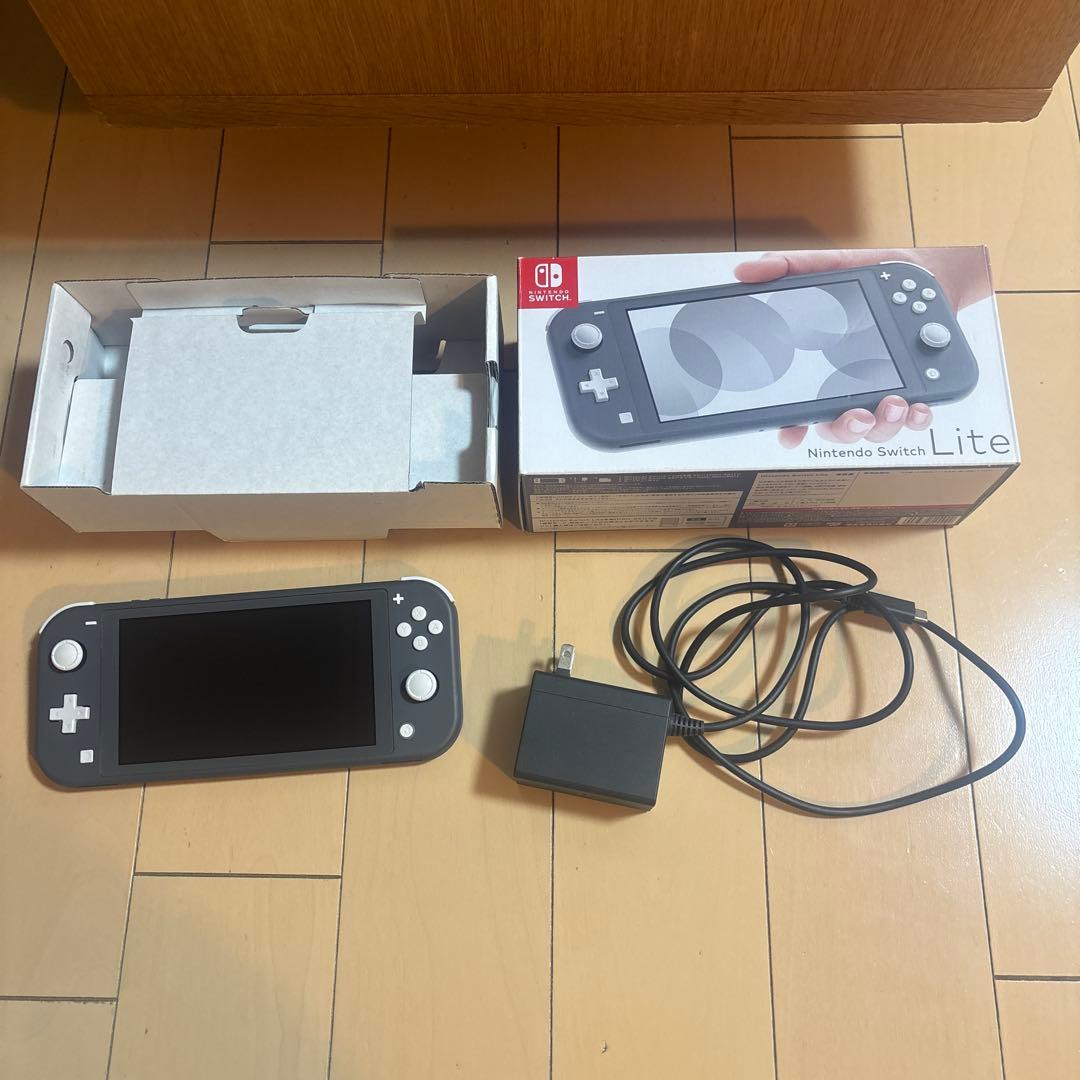 Nintendo Switch Lite グレー 本体 充電器付き スイッチ