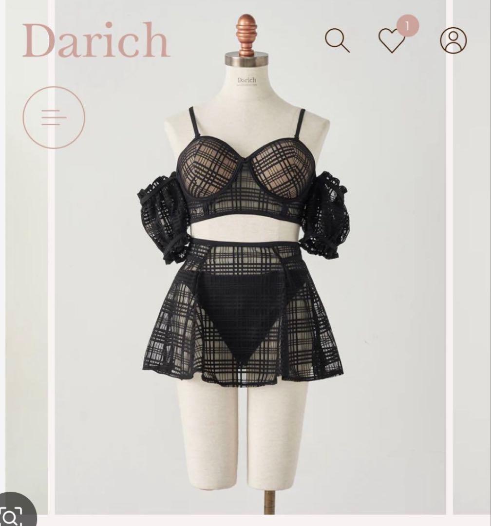Darich チェックレースシアービキニ