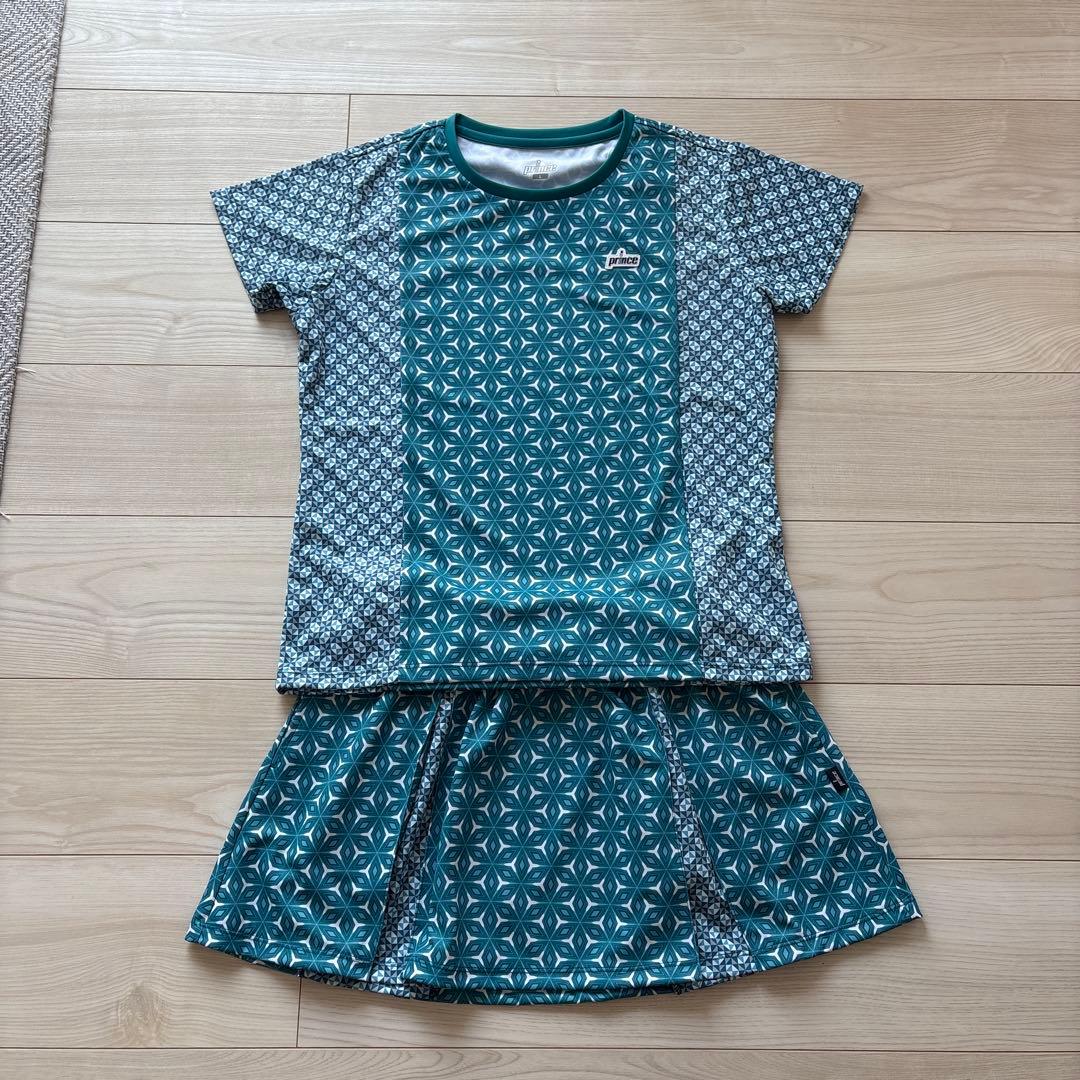 prince テニスウェア上下 L　吸汗速乾・ＵＰＦ５０+・制電