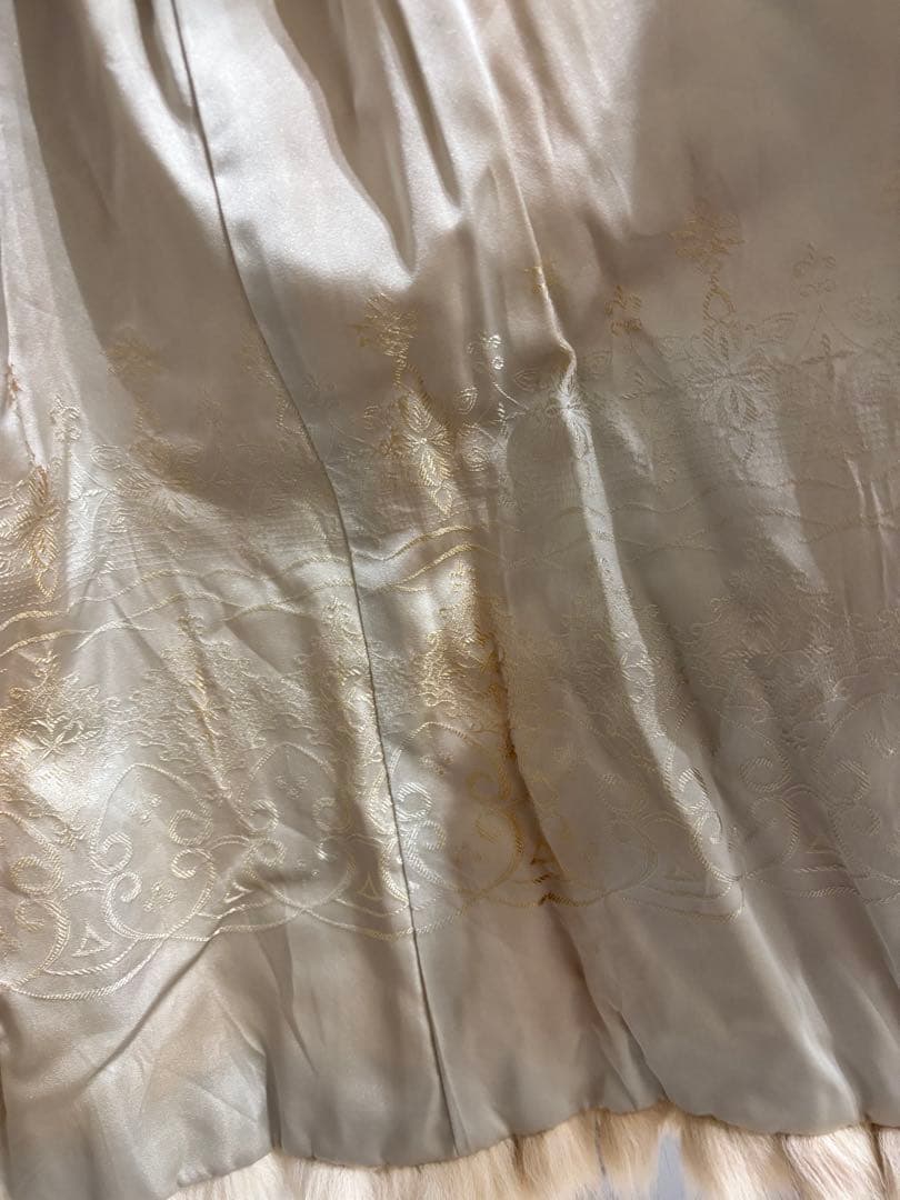 【鑑定済】サガフォックス 金サガ ファーコート 白