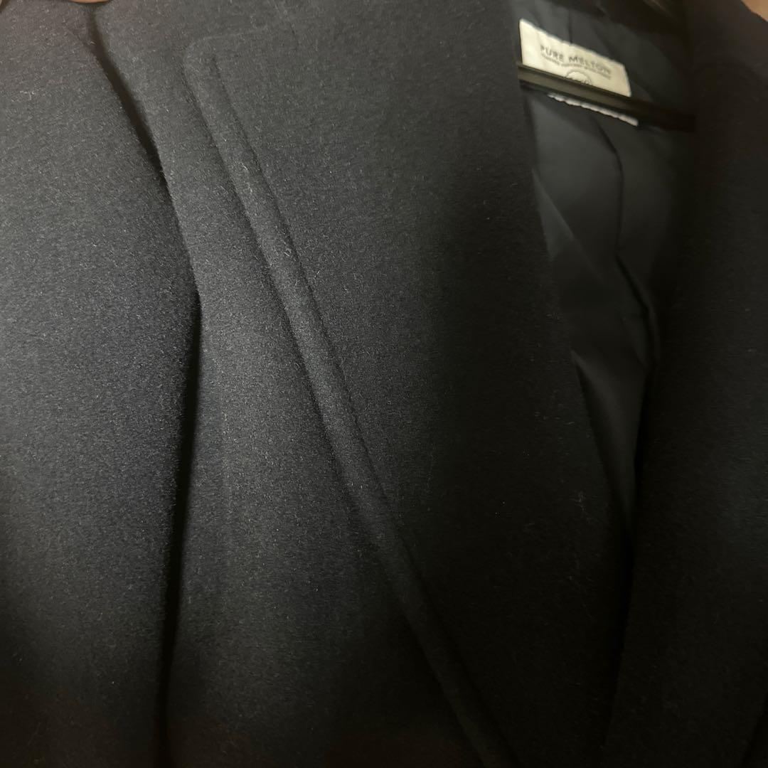 SHIPS any: PURE WOOL MELTON ダブル チェスターコート