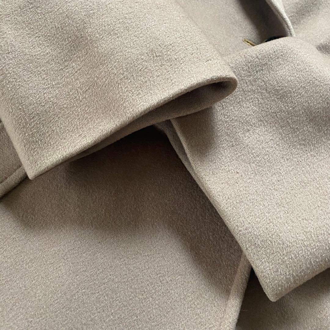 MAX MARA ベルテッド　ダブル　ロング　コート　キャメル