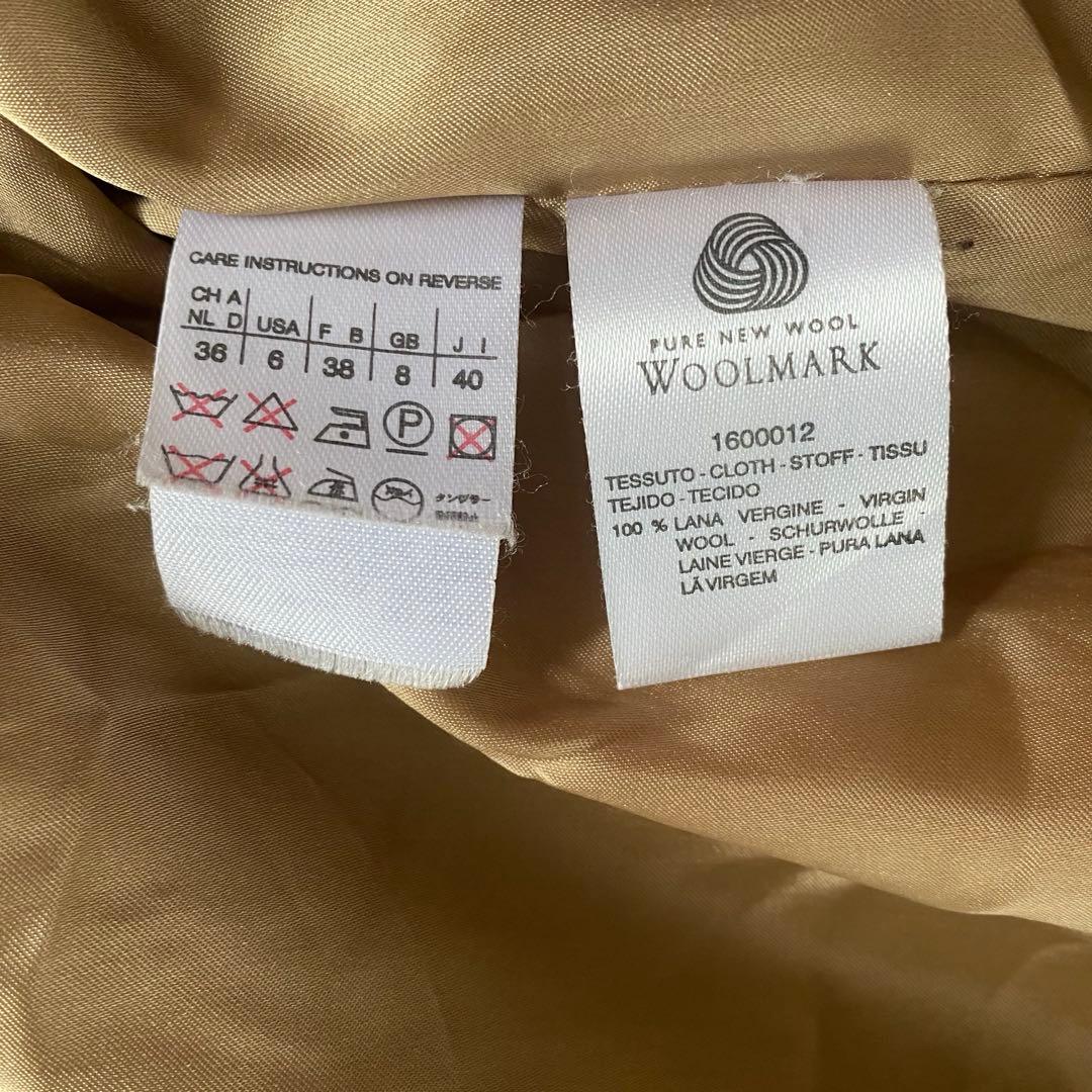 MAX MARA ベルテッド　ダブル　ロング　コート　キャメル