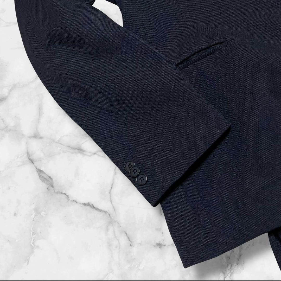 【極美品】エンポリオアルマーニ セットアップ スーツ 2B シングル ネイビー