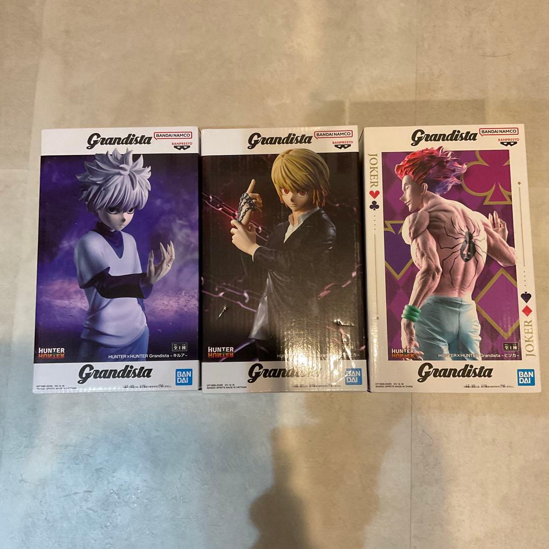 HUNTER ×HUNTERグランディスタ　ヒソカ&クラピカ&キルアセット