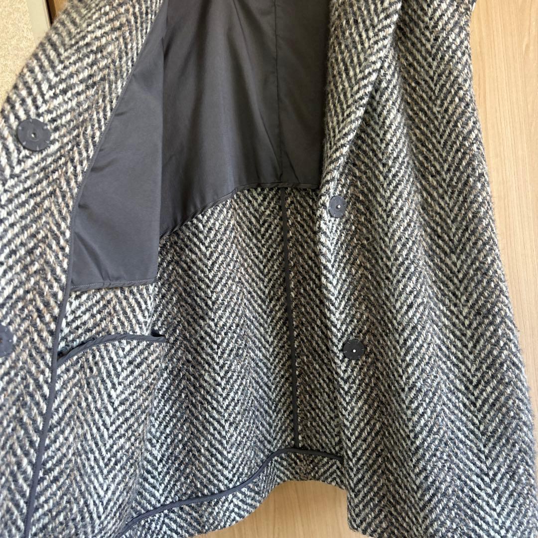 Herno ヘリンボーンノースリーブベスト