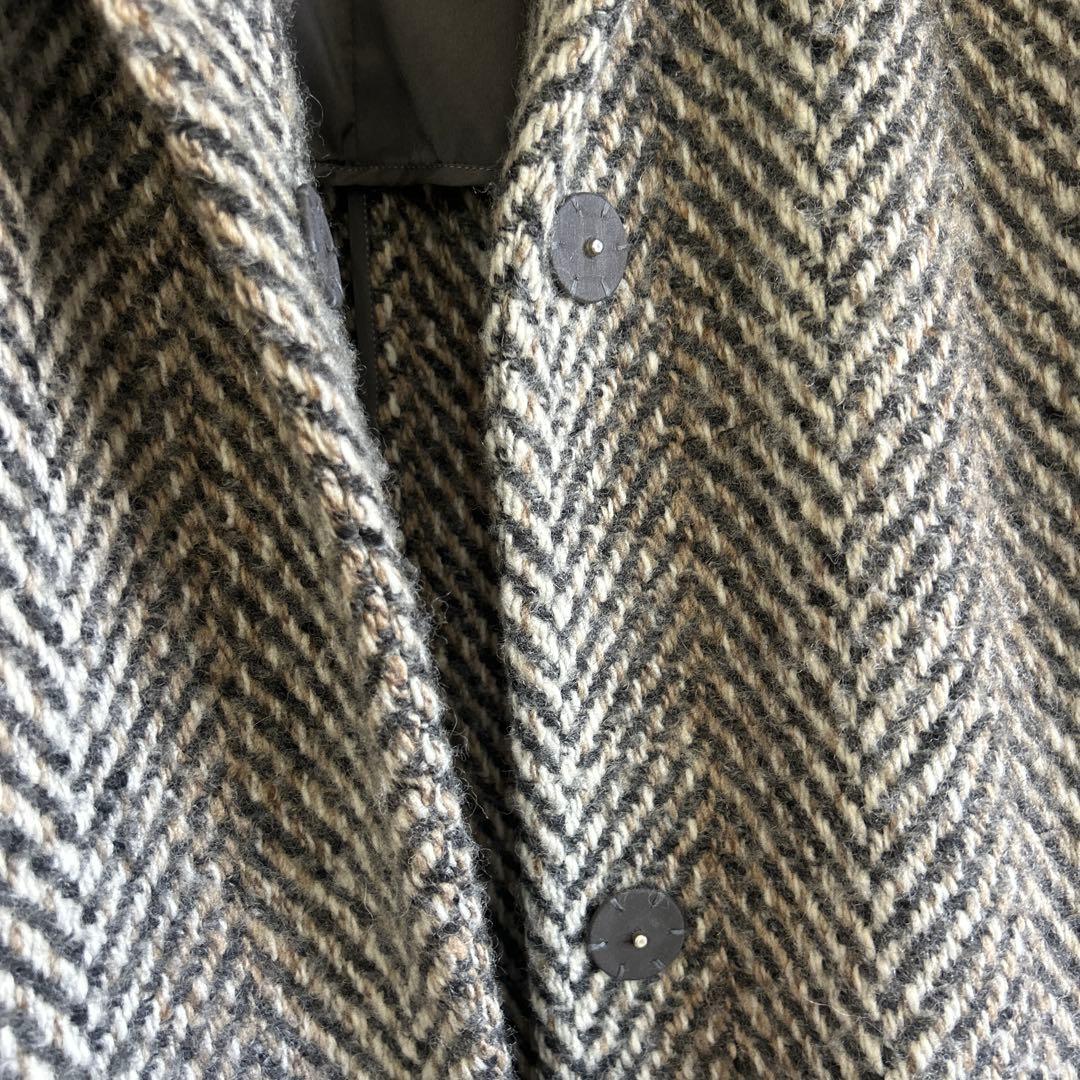 Herno ヘリンボーンノースリーブベスト