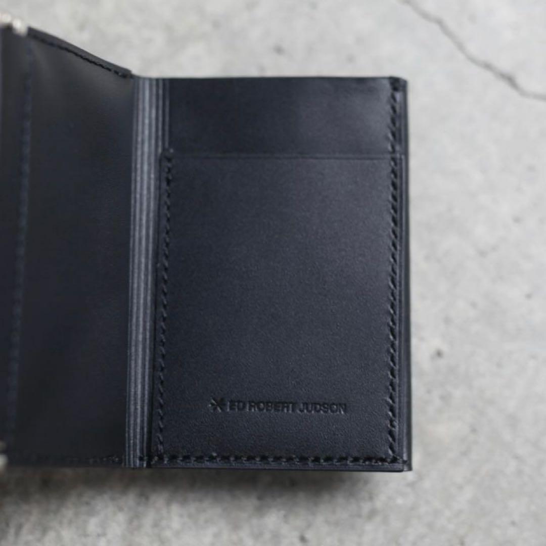 【未使用】ED ROBERT JUDSON ブラック 三つ折り財布