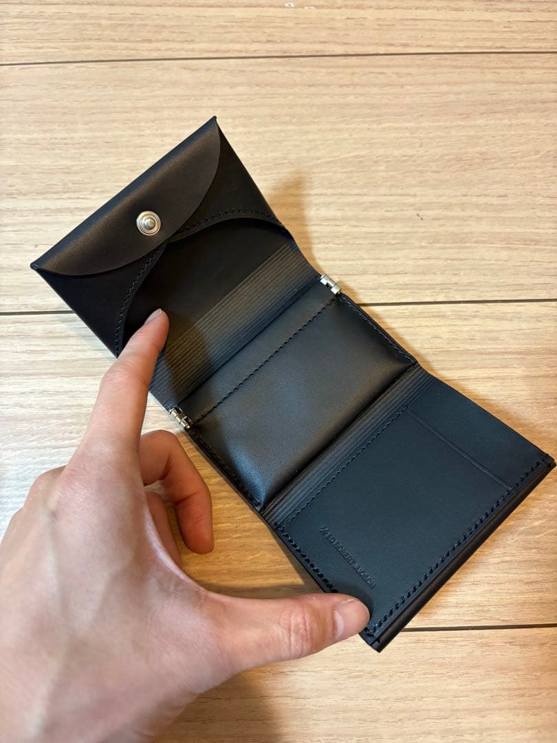 【未使用】ED ROBERT JUDSON ブラック 三つ折り財布