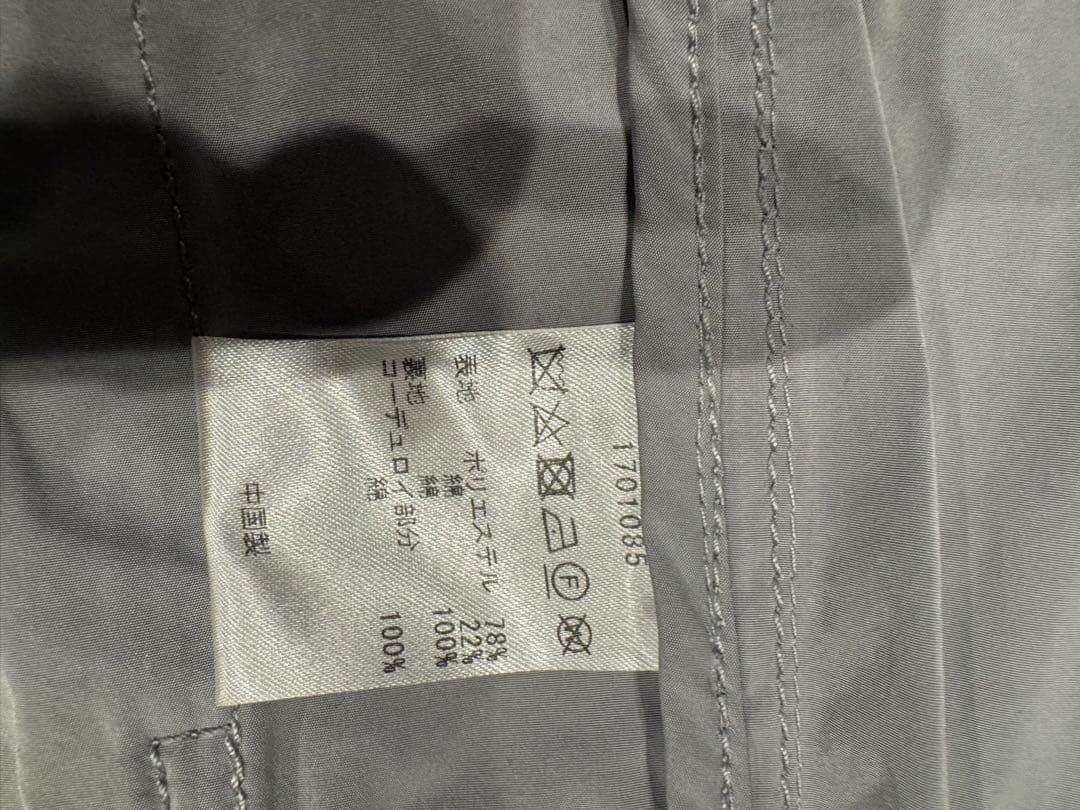 Barbour グレー カバーオール Sサイズ 未使用タグ付きバブアー　ビームス