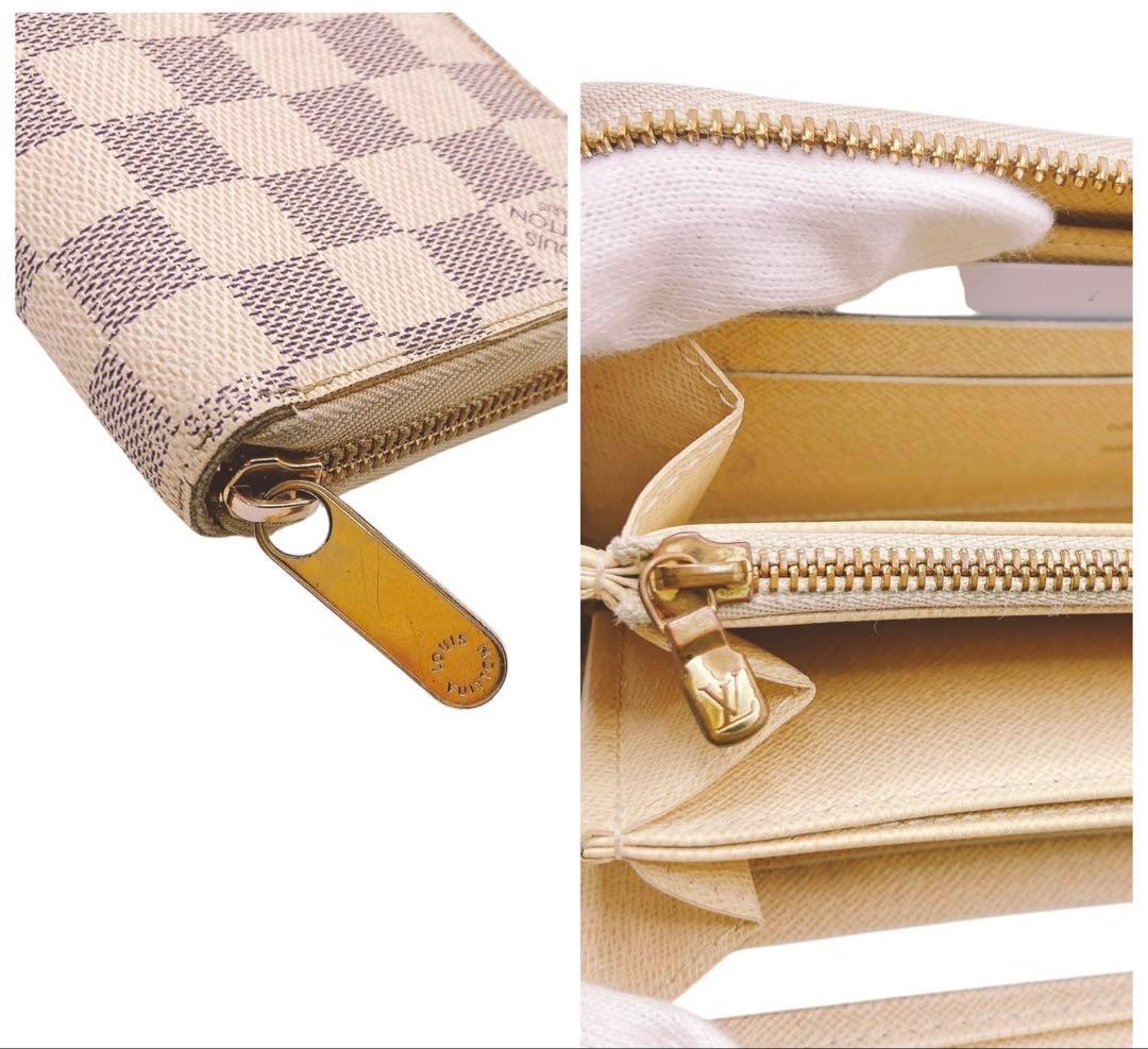 【美品】LOUIS VUITTON ダミエ・アズール ジッピーウォレット☆鑑定済