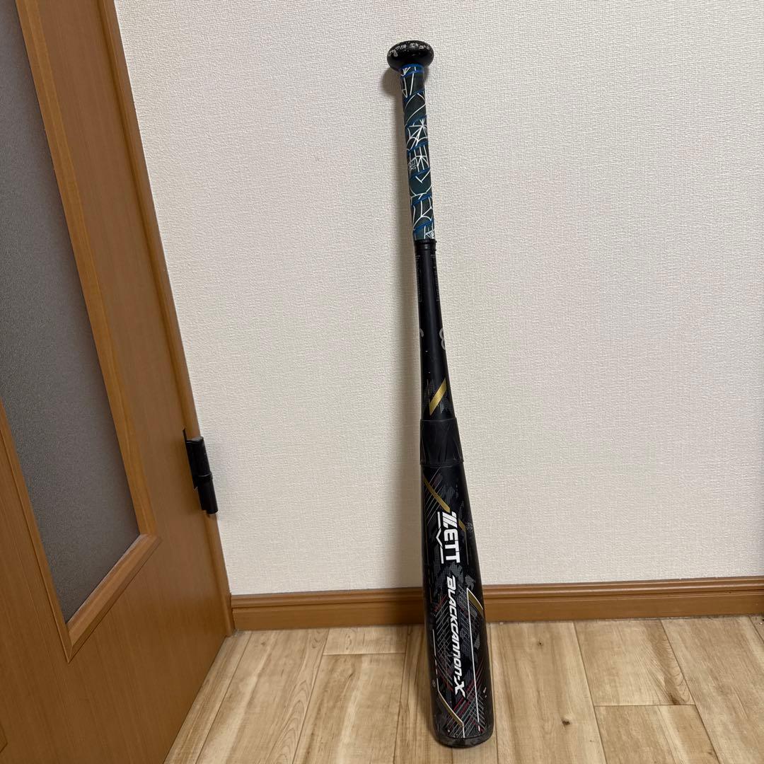 ZETTブラックキャノンX 少年軟式バット 76cm/580g