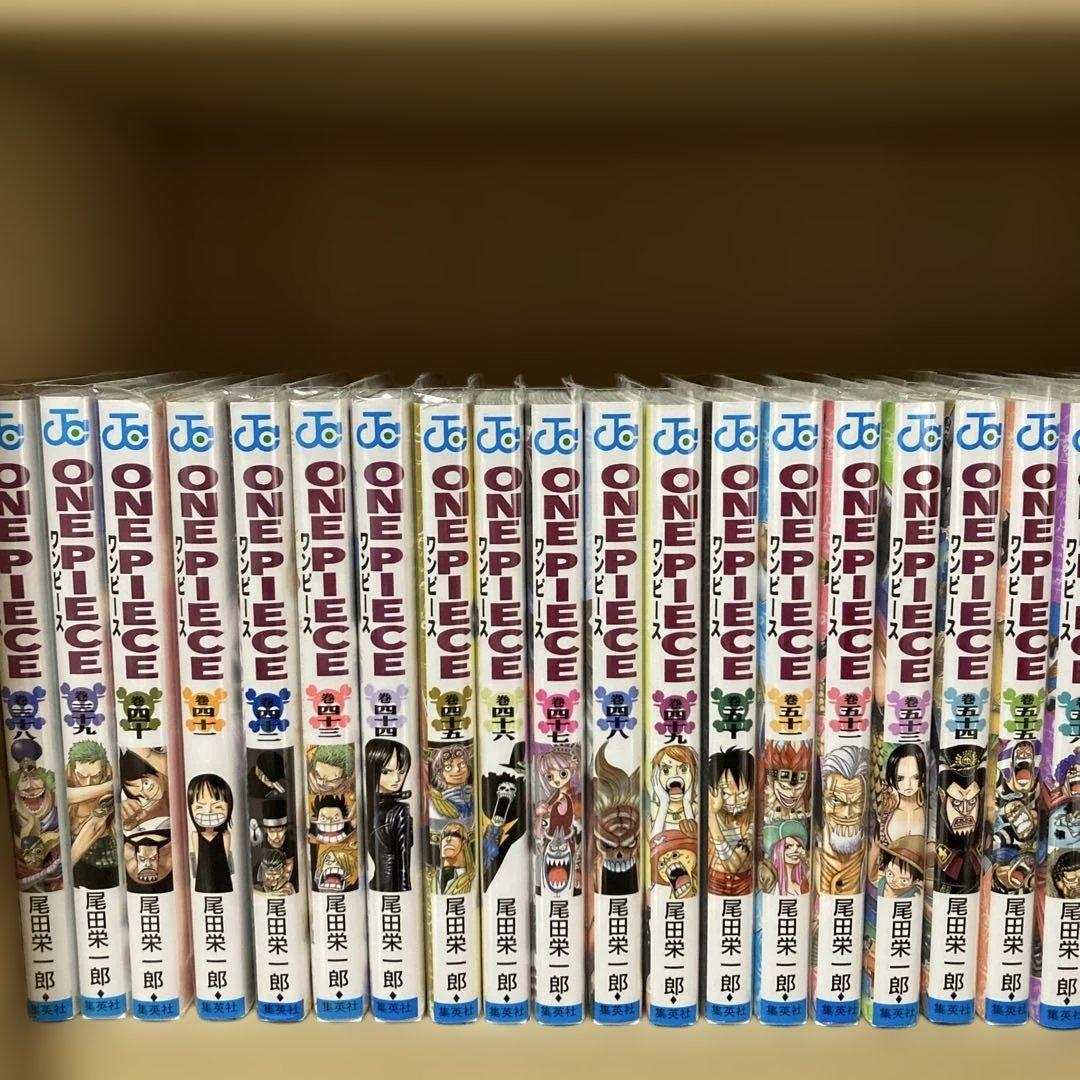 美品❗️全巻透明カバー付き❗️送料無料❗️ワンピース全巻1〜112巻 尾田栄一郎