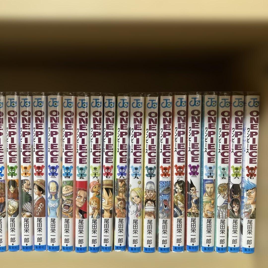 美品❗️全巻透明カバー付き❗️送料無料❗️ワンピース全巻1〜112巻 尾田栄一郎