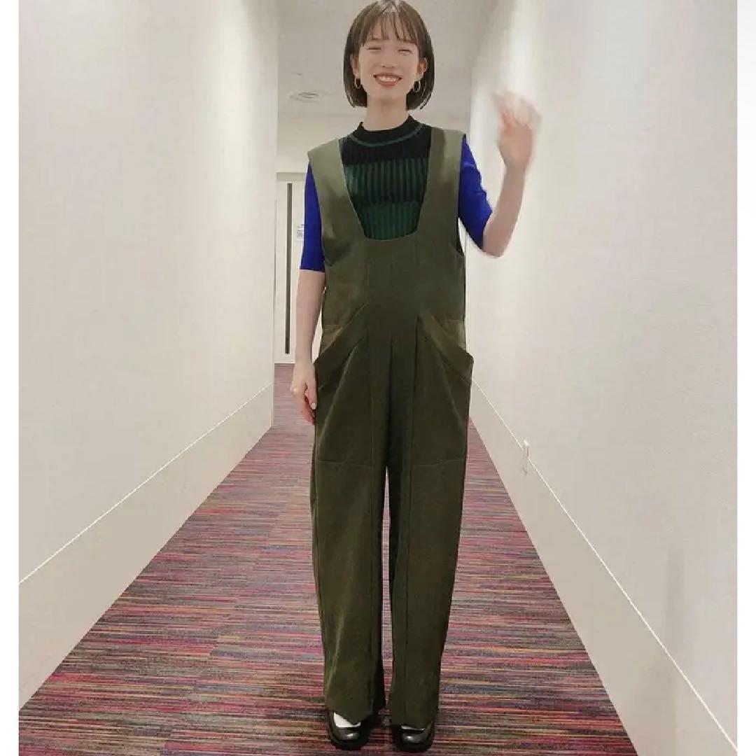 【美品✨】　アンスリード　ダブルポケットオールインワン　弘中綾香アナ着用