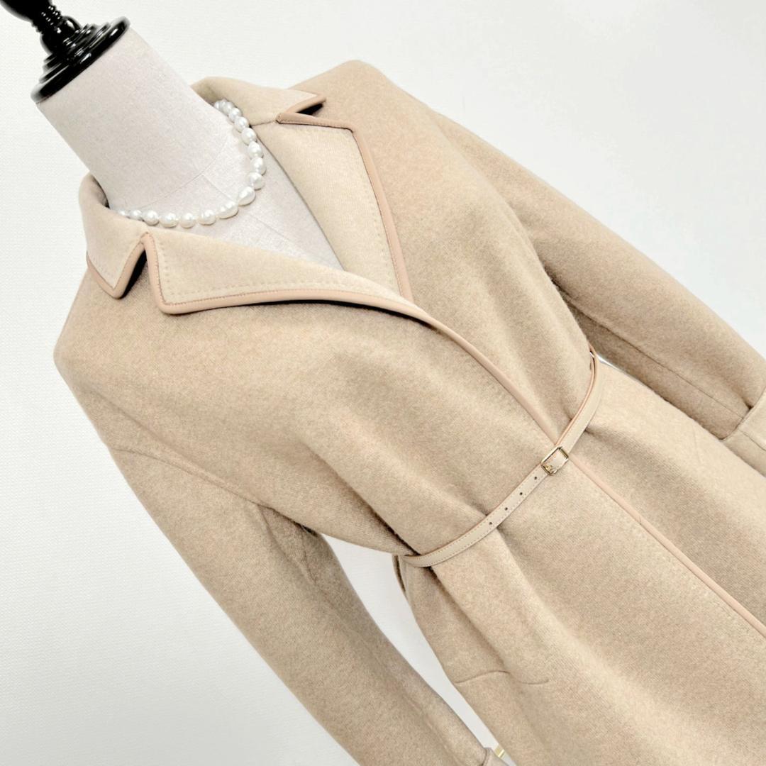 ★LOROPIANA★新品未使用★今季現行★ベビーカシミヤ★リバーシブル★コート