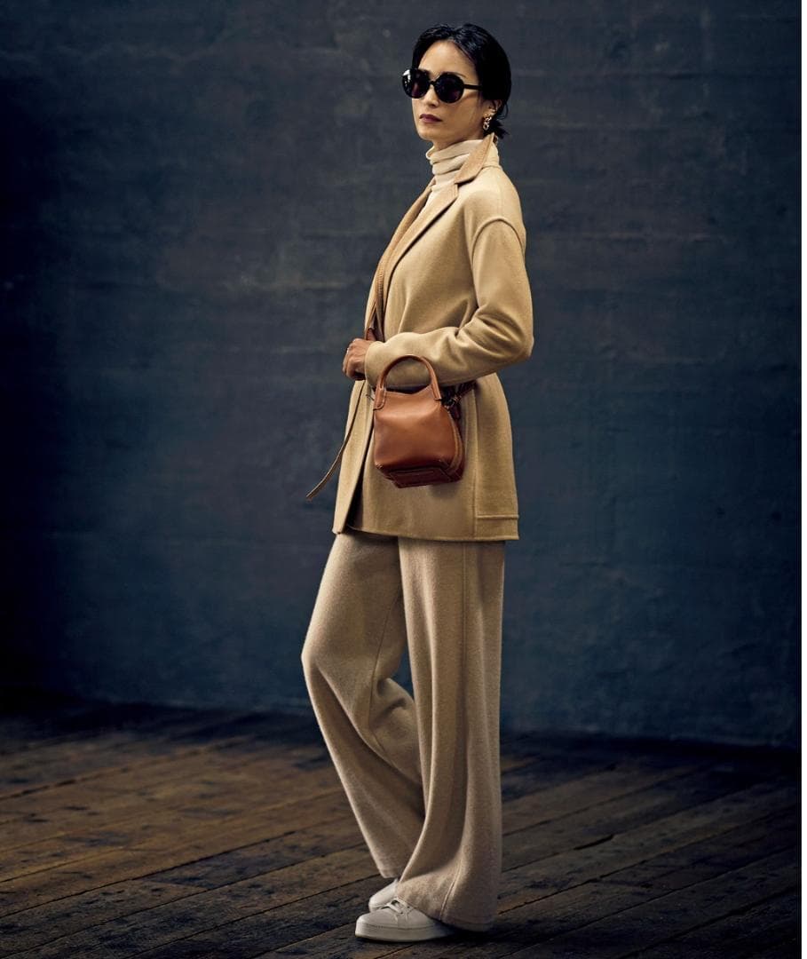 ★LOROPIANA★新品未使用★今季現行★ベビーカシミヤ★リバーシブル★コート