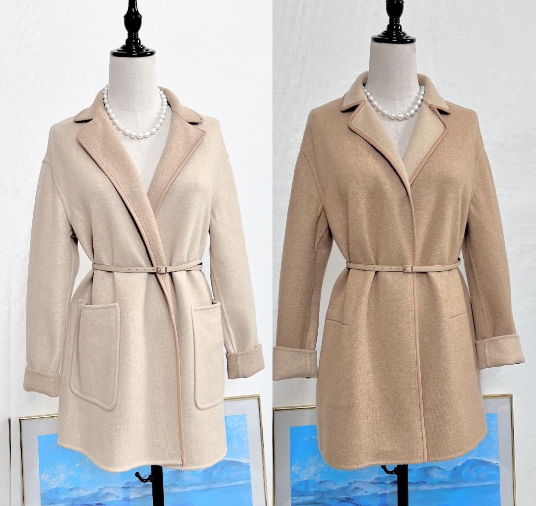 ★LOROPIANA★新品未使用★今季現行★ベビーカシミヤ★リバーシブル★コート