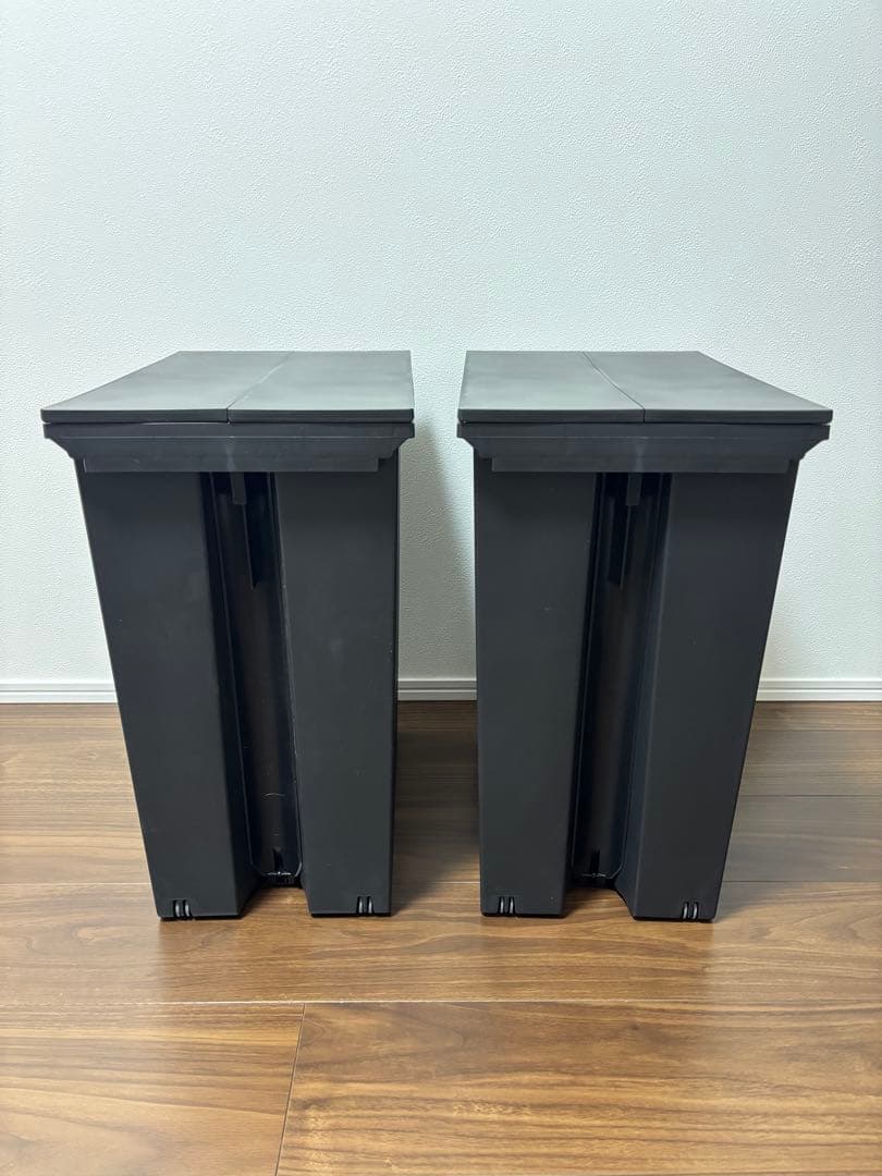DADADA【新品未使用】SOLOWソロウ 45L ごみ箱 黒 2個セット