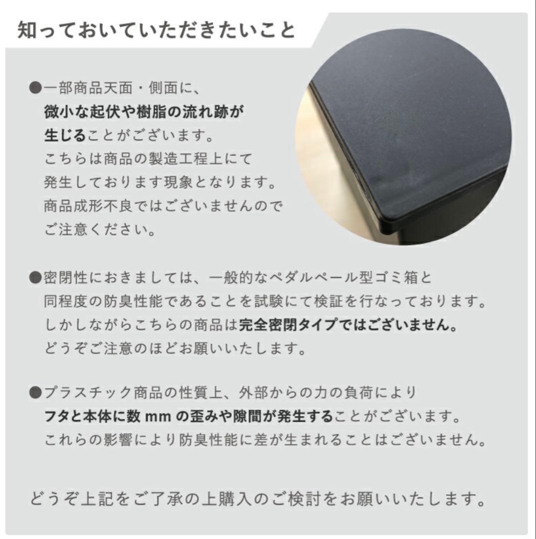 DADADA【新品未使用】SOLOWソロウ 45L ごみ箱 黒 2個セット