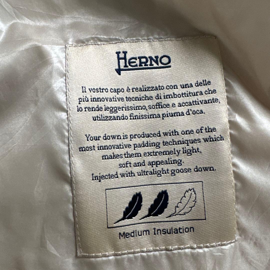 美品☆HERNO☆ダウンベスト38